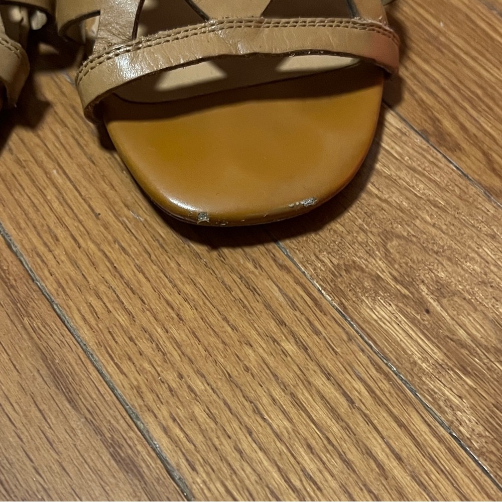 Franco Sarto Strappy Studded High Heel Shoes Sandals - Picture 11 of 12